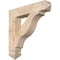 Ekena Millwork Funston Arts & Crafts Smooth Bracket, Douglas Fir, 3 1/2"W x 20"D x 20"H BKT04X20X20FST03SDF - alternate 1